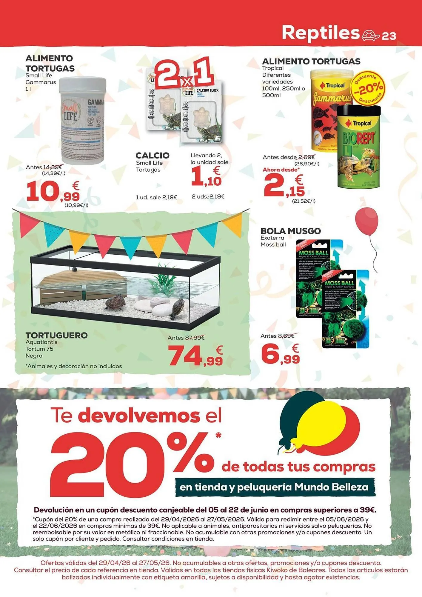 Catálogo de Folleto Kiwoko 29 de abril al 27 de mayo 2026 - Página 23