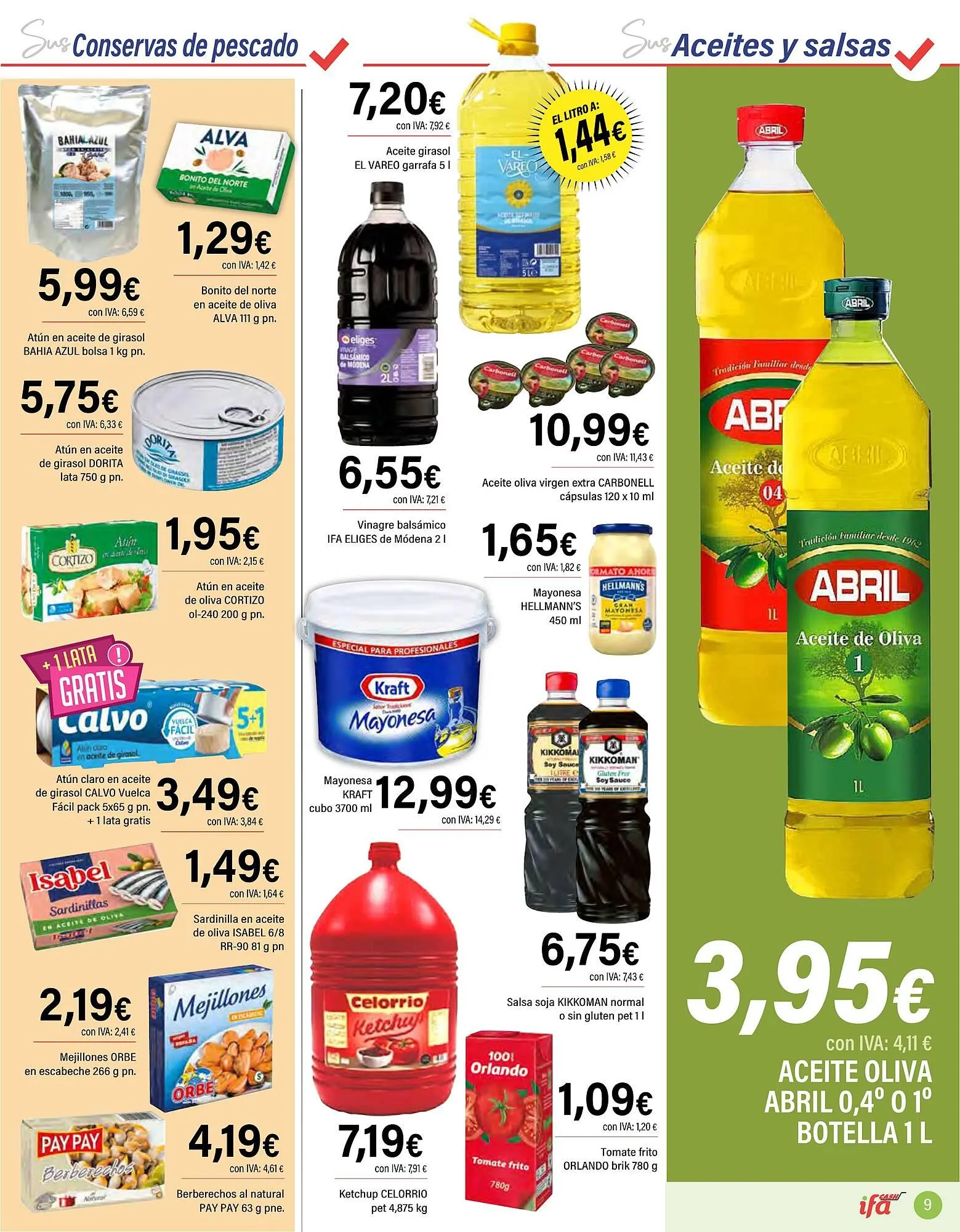 Catálogo de Folleto Cash Ifa 15 de abril al 28 de abril 2026 - Página 9
