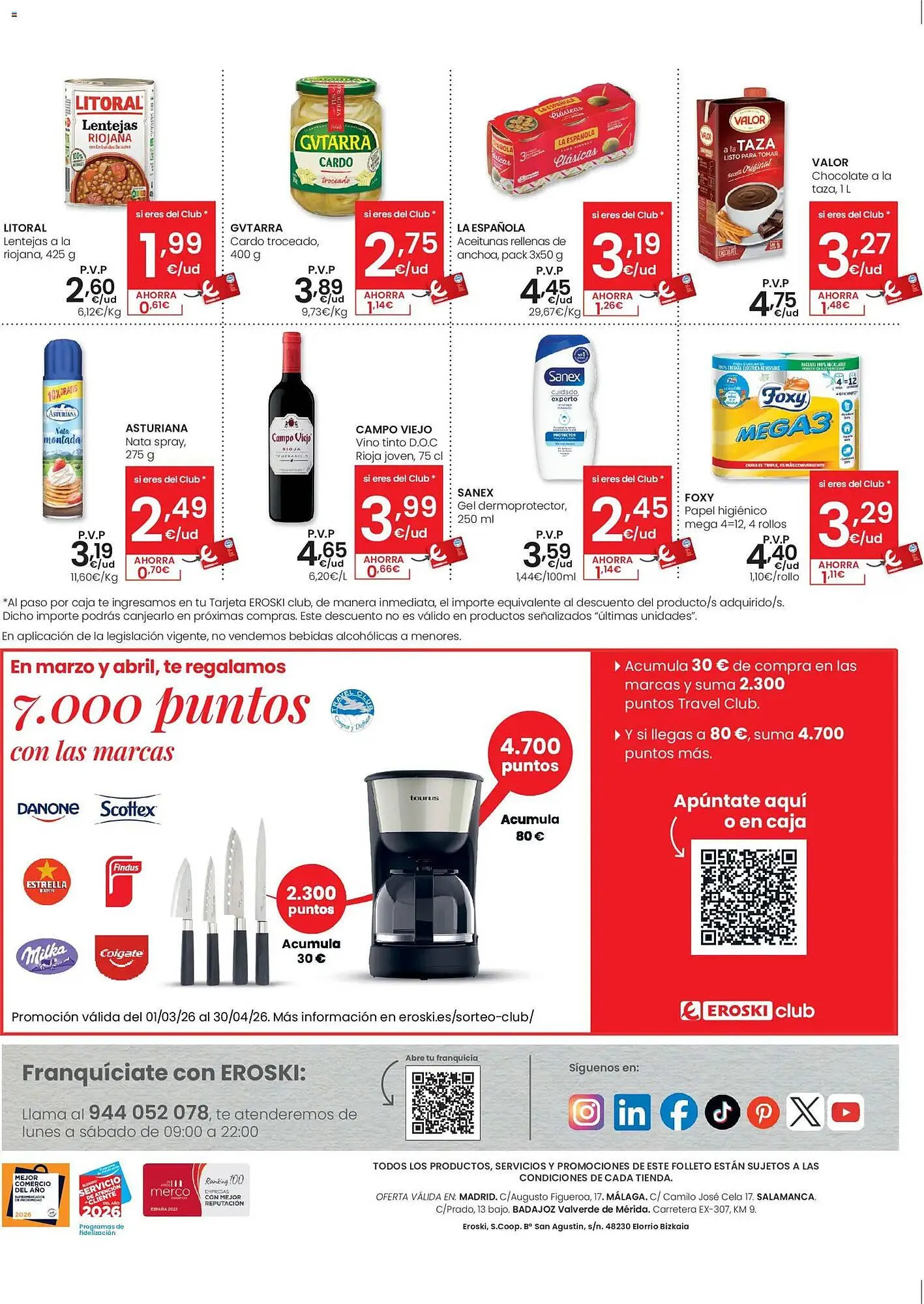 Catálogo de Folleto Eroski 26 de febrero al 11 de marzo 2026 - Página 4