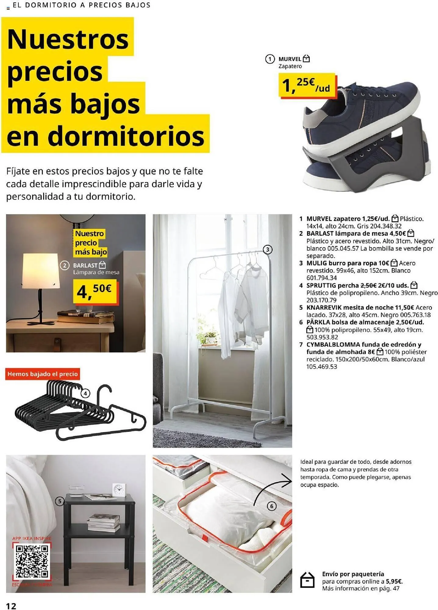 Catálogo de Folleto IKEA Precios bajos 4 de septiembre al 31 de enero 2025 - Página 12
