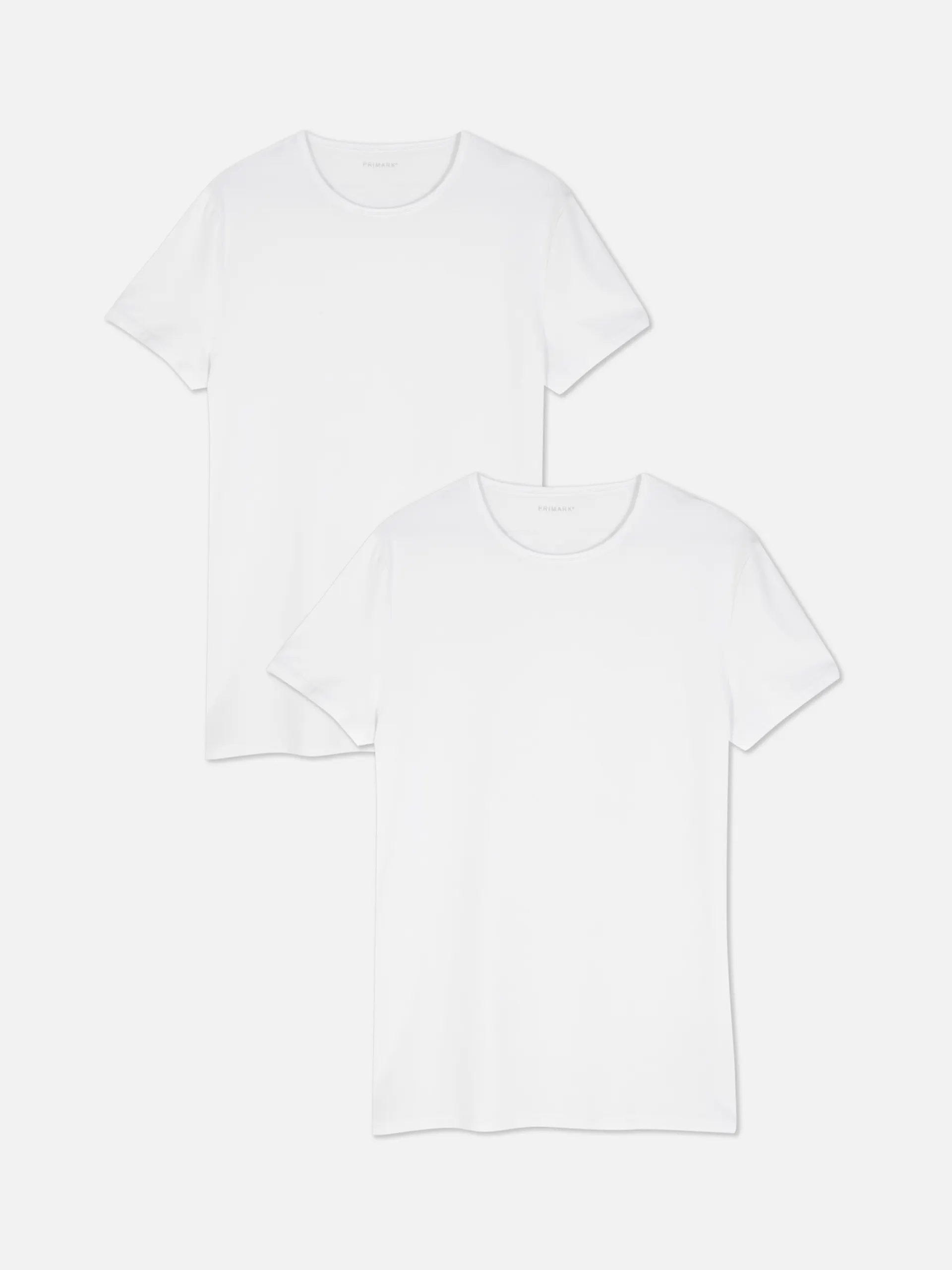 T-shirt met ronde hals, set van 2