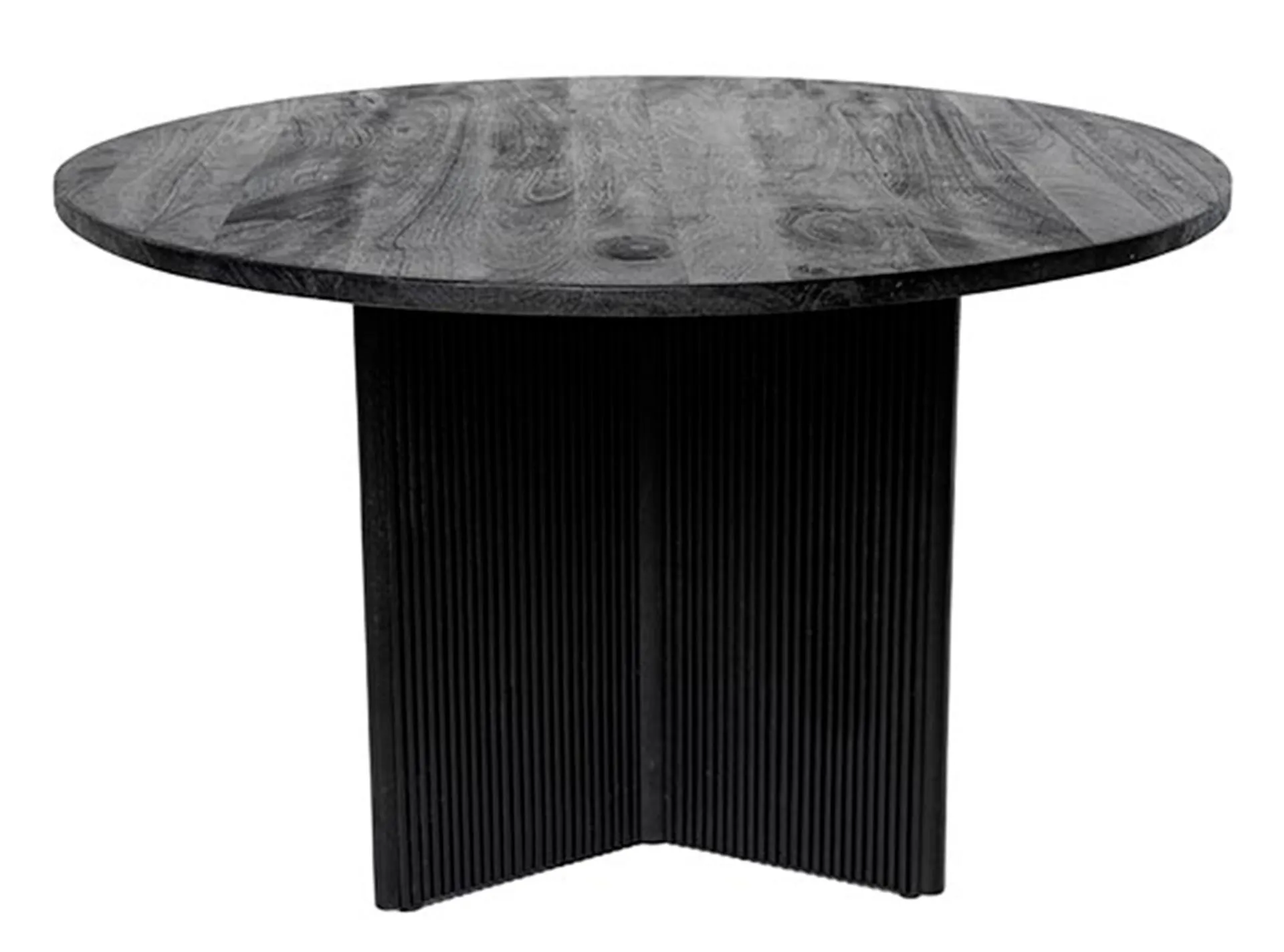 Mesa redonda de 120 cm en madera de mango