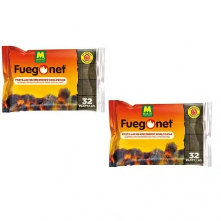 PASTILLAS ENCENDIDO ECO LOTE 2 PACK PARA BARBACOA