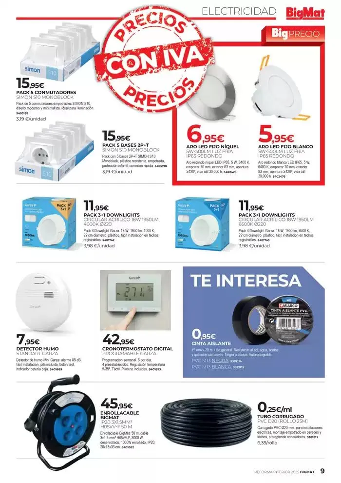 Catálogo de Reforma Interior 2 de abril al 19 de abril 2025 - Página 9