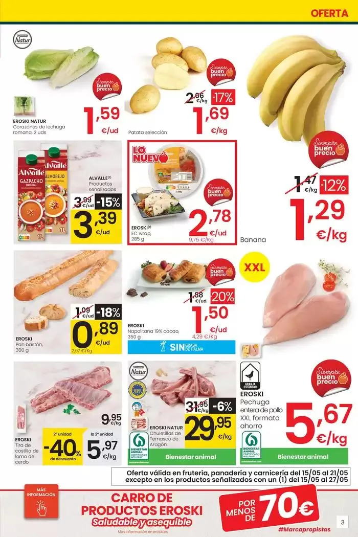 Catálogo de SUMA AHORRO EROSKI CITY 15 de mayo al 28 de mayo 2025 - Página 3