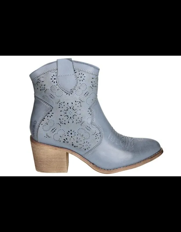 Botines con tacón CHK10 Lily 23 azules