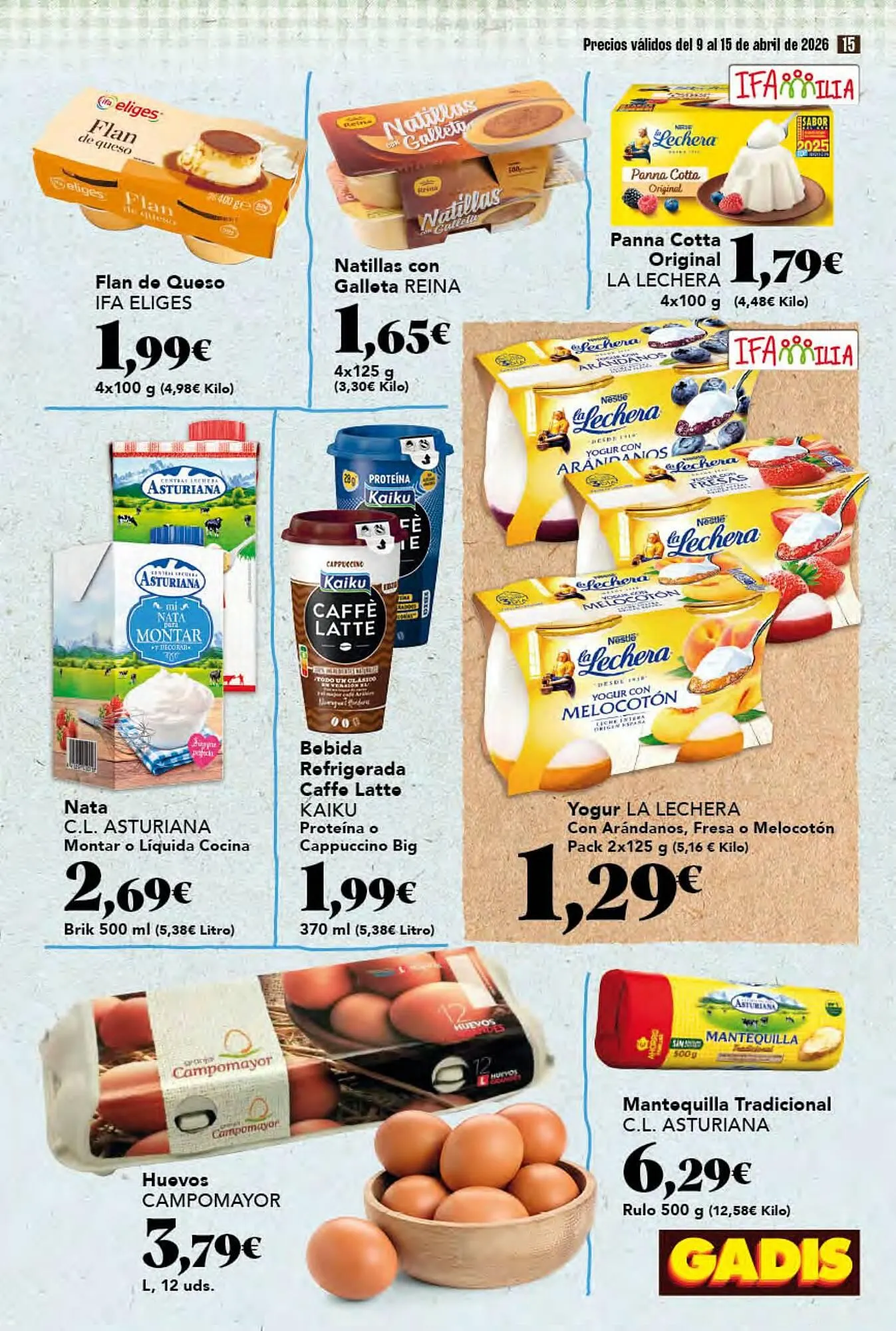 Catálogo de Folleto Gadis 9 de abril al 15 de abril 2026 - Página 15