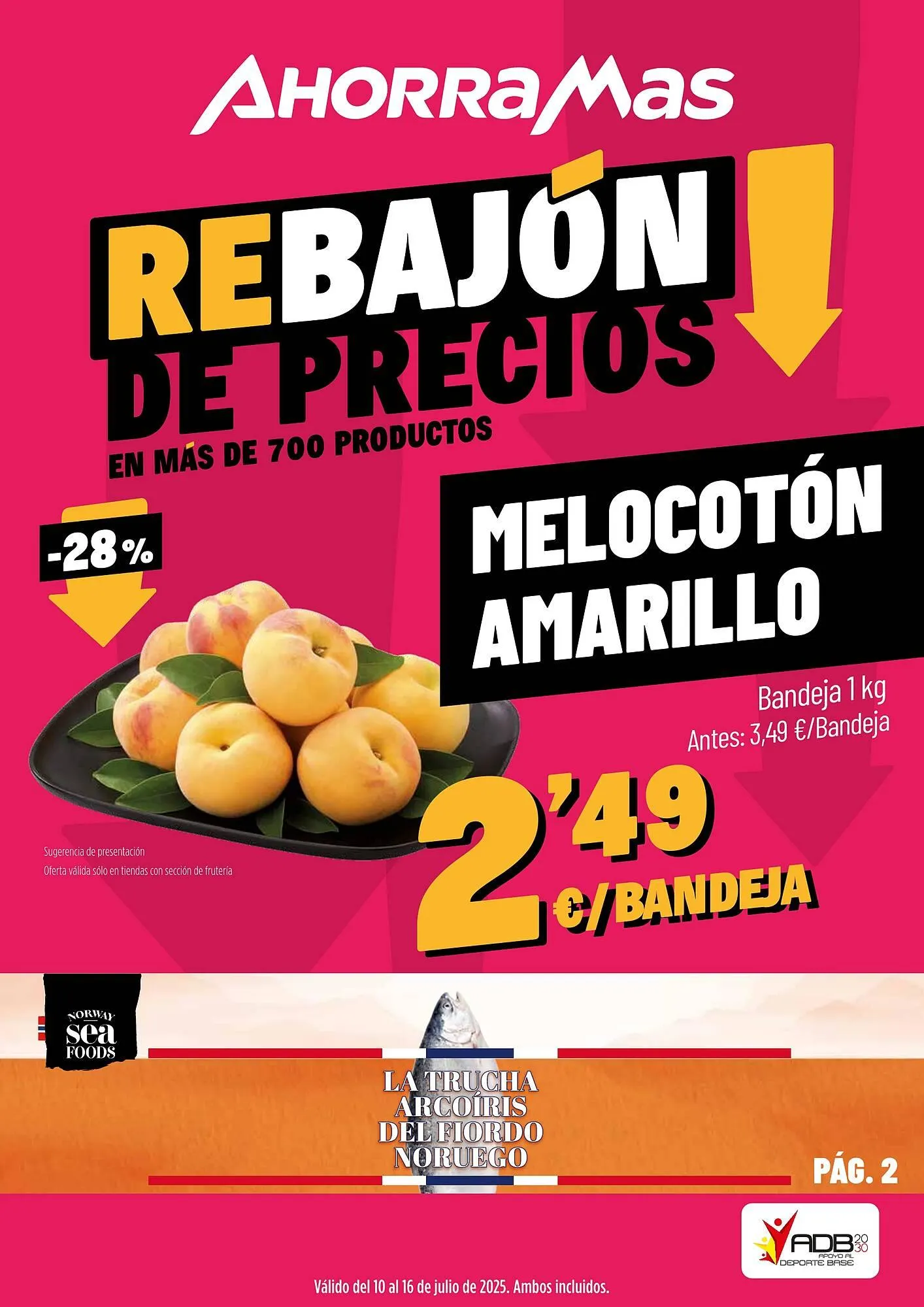 Catálogo de Folleto AhorraMas 10 de julio al 16 de julio 2025 - Página 1