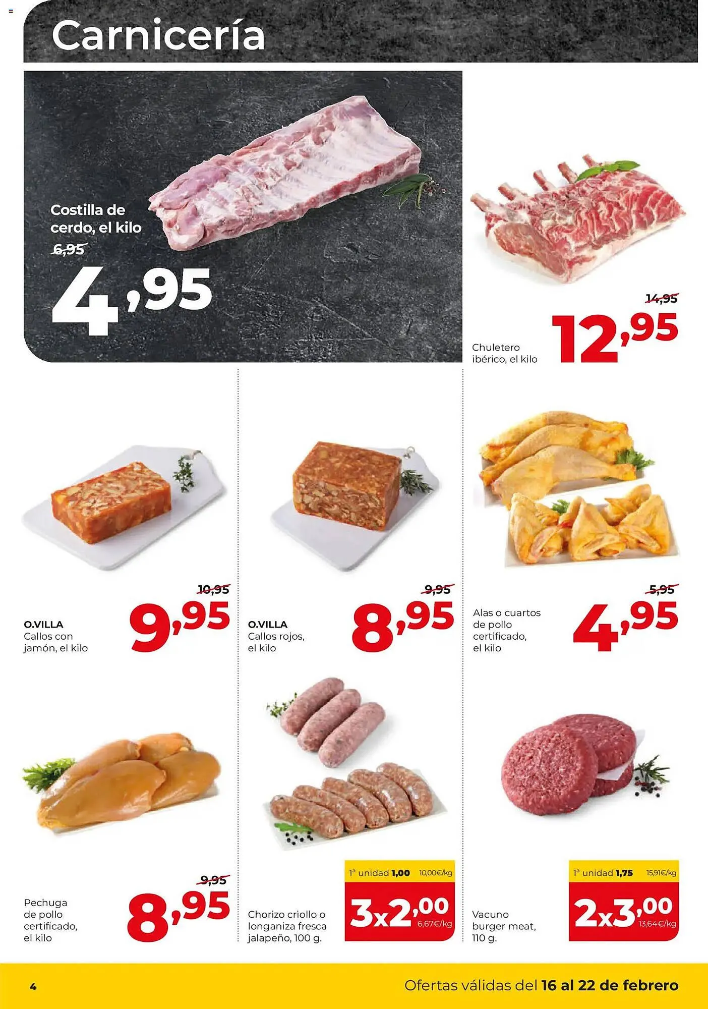 Catálogo de Folleto Alimerka 16 de febrero al 22 de febrero 2026 - Página 4