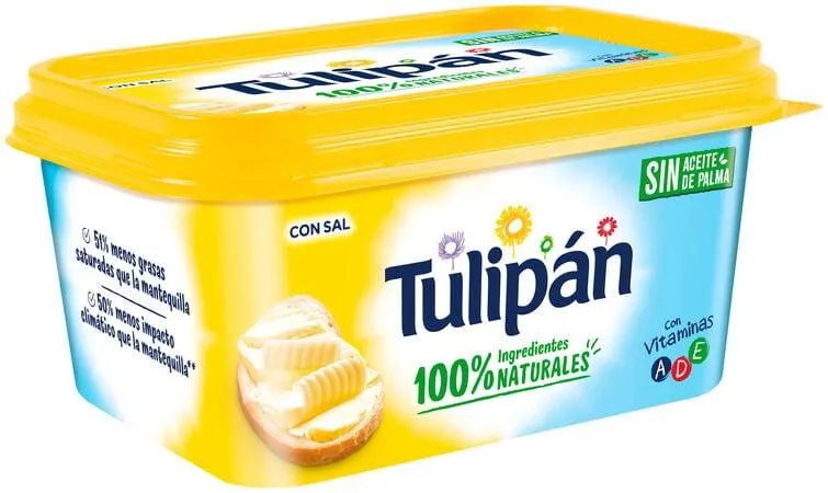 Materia grasa con sal para untar Tulipán 400g
