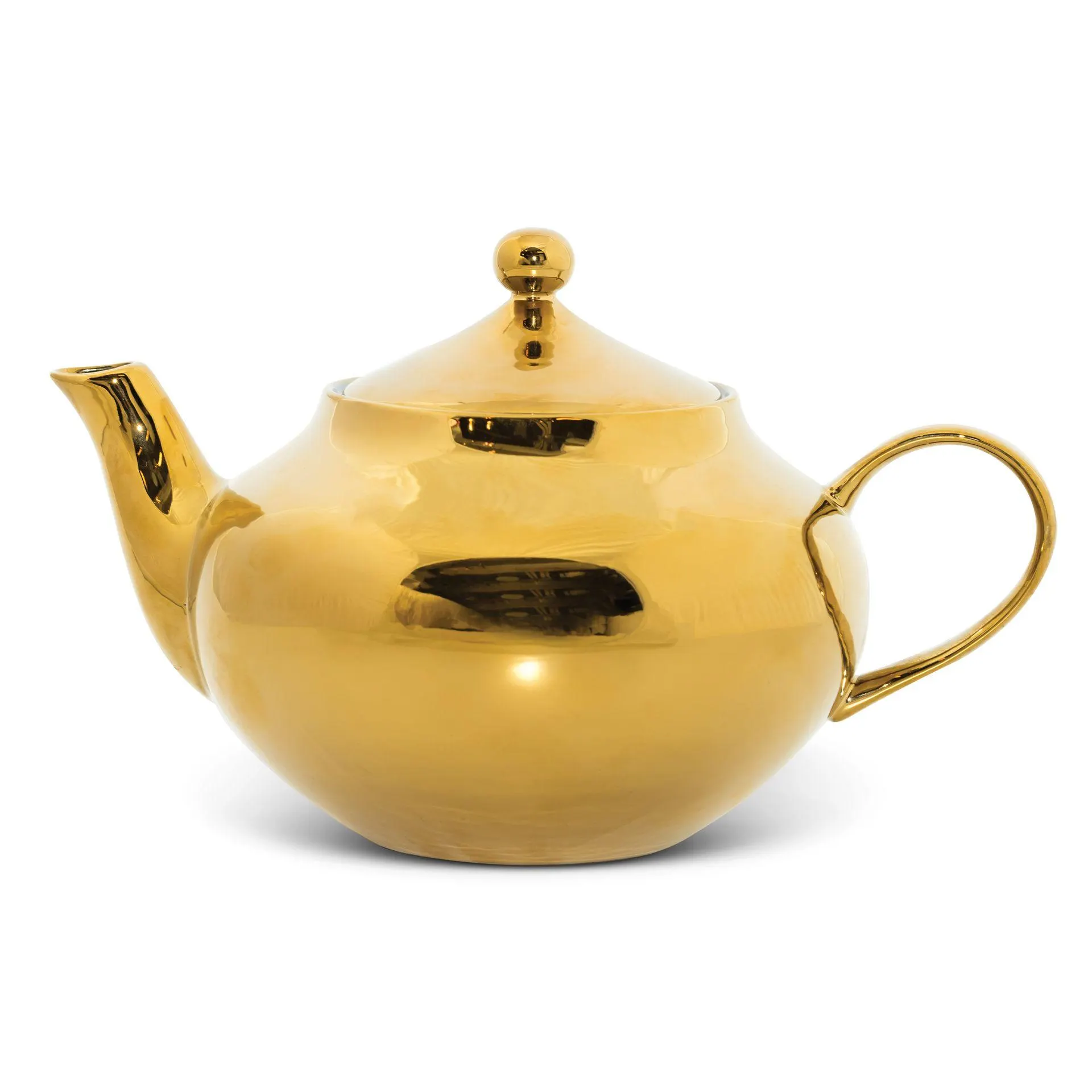 Good Morning teapot 1,2 L gold-coloured