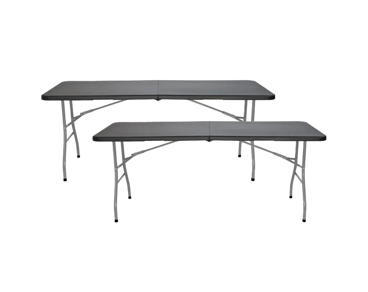Pack 2 mesas plegables 180cm rectangular catering o91