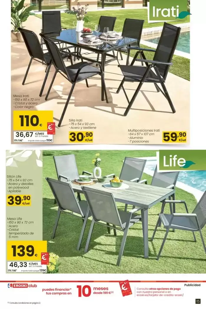 Catálogo de Terraza y jardín 3 de abril al 30 de abril 2025 - Página 15