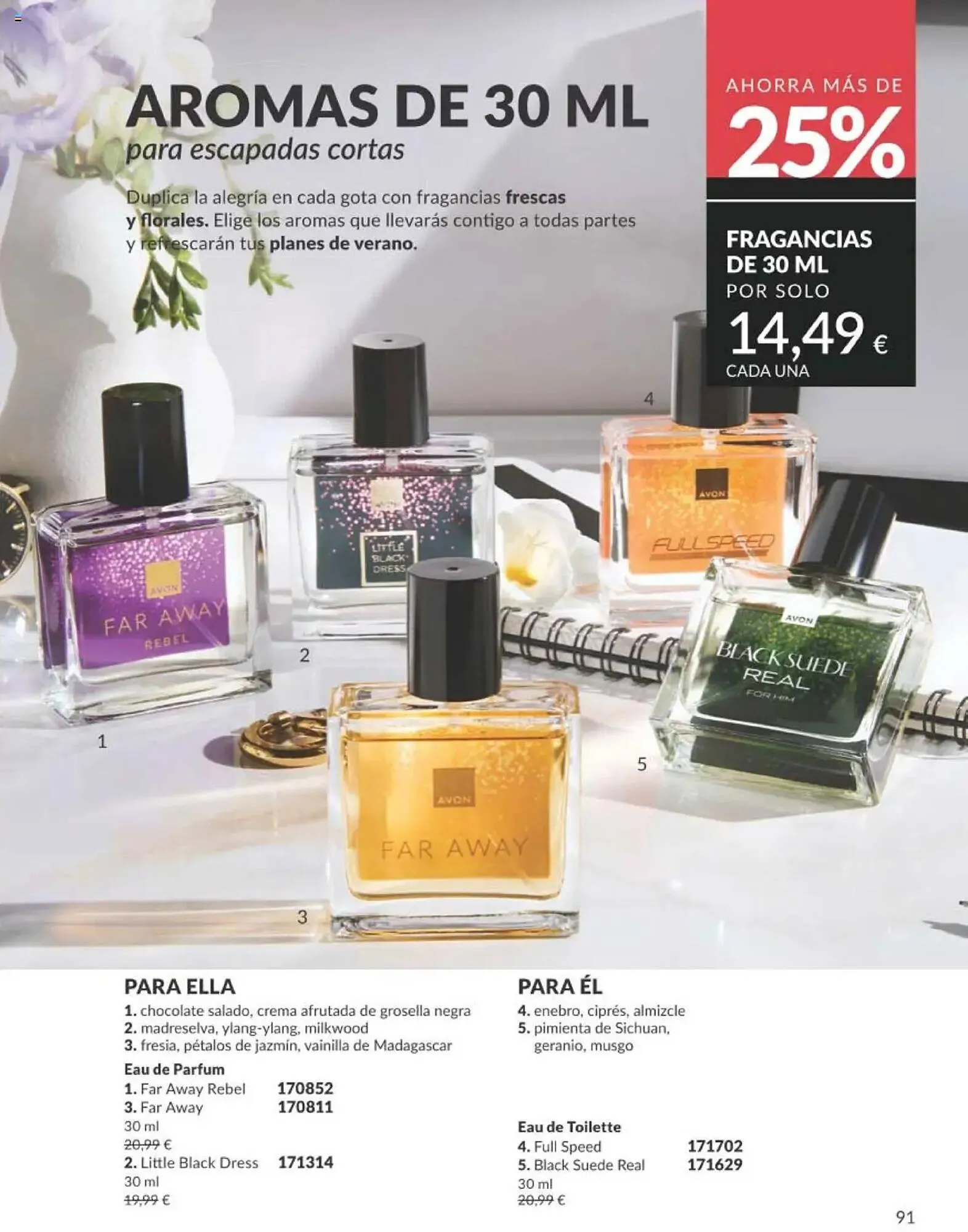 Catálogo de Folleto AVON 1 de agosto al 31 de agosto 2025 - Página 91