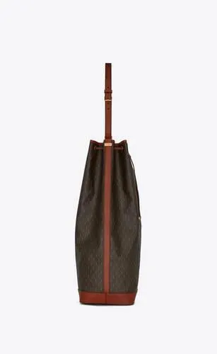 bolso saco grande le monogramme de lona monograma y piel lisa