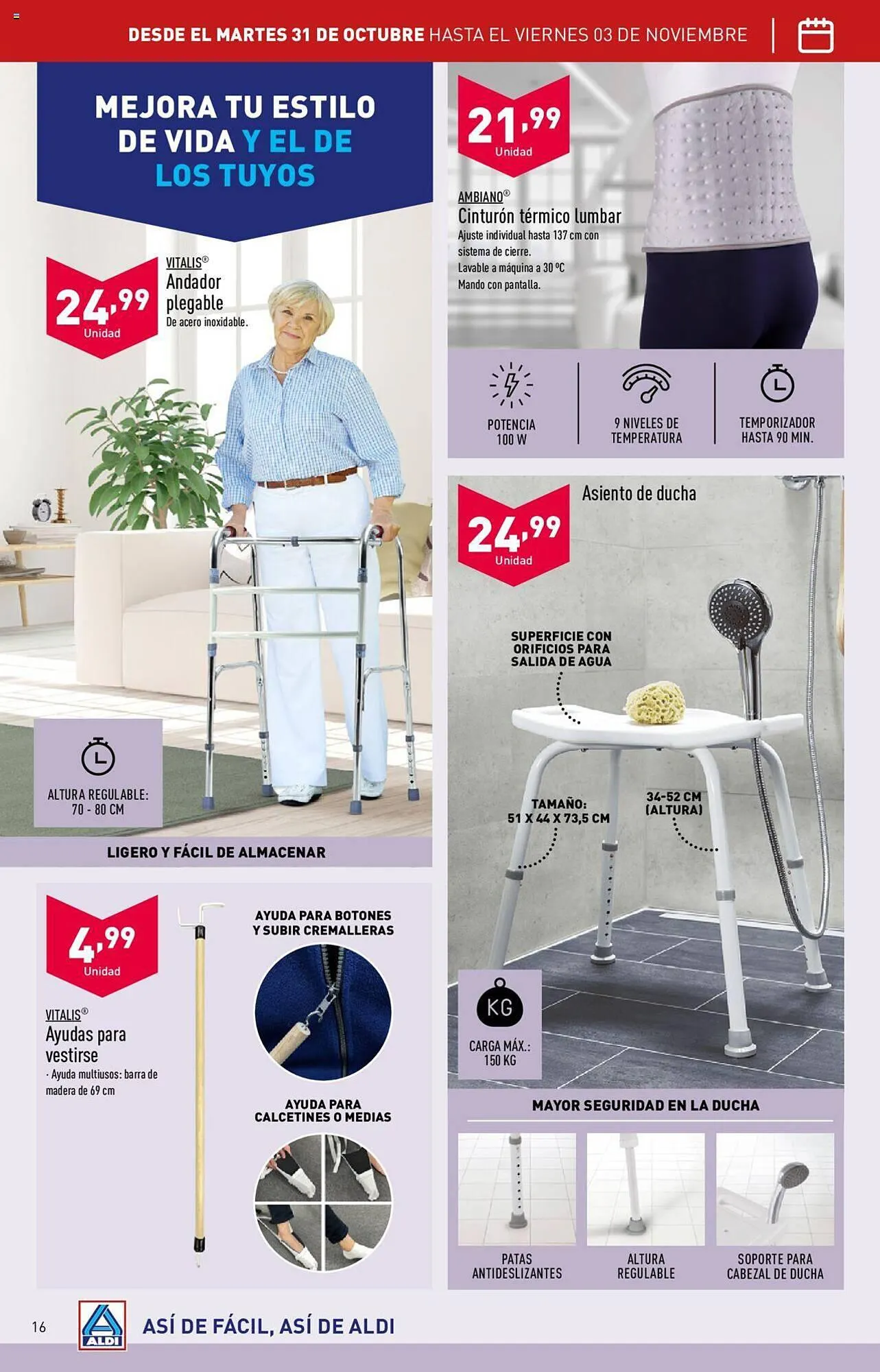 Catálogo de Folleto ALDI 31 de octubre al 7 de noviembre 2023 - Página 16