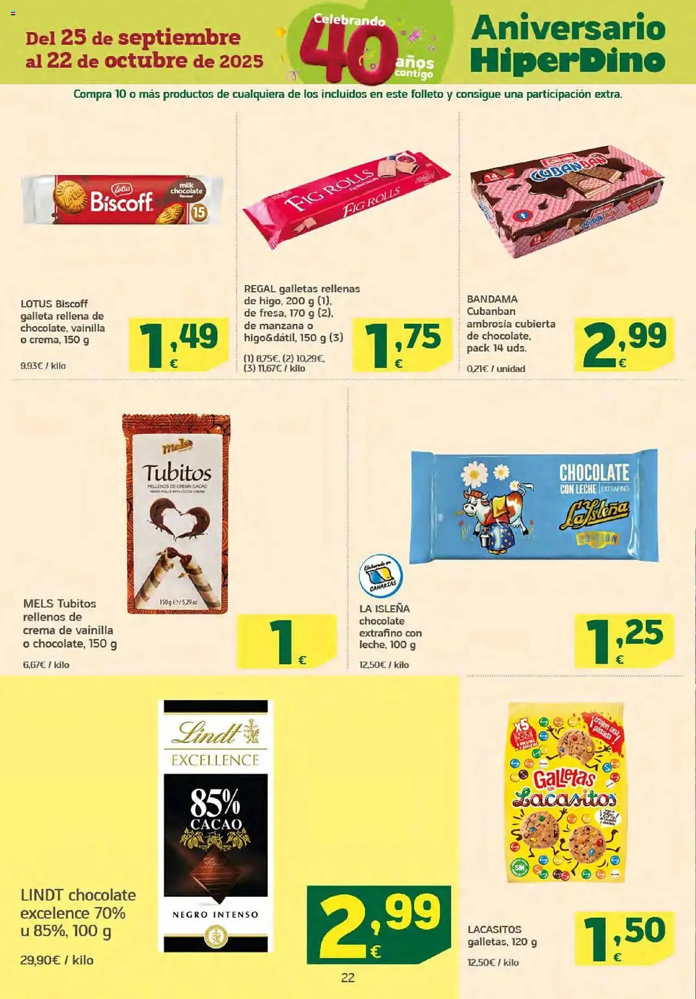 Catálogo de Folleto HiperDino 25 de septiembre al 8 de octubre 2025 - Página 22