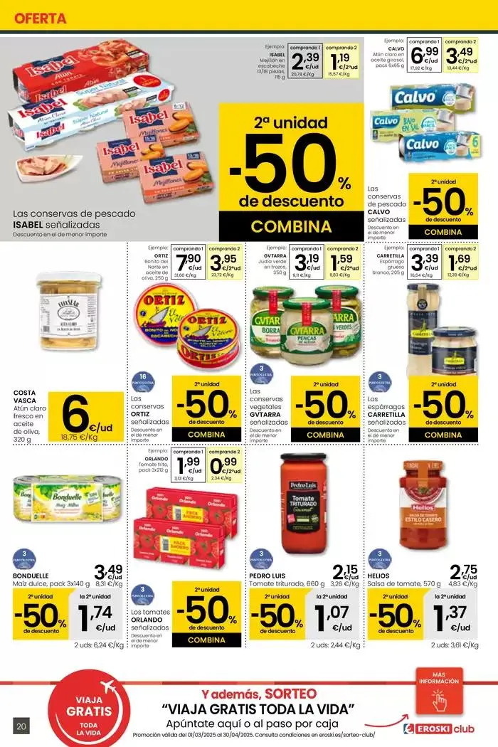 Catálogo de Precio más bajo EROSKI CENTER 13 de marzo al 26 de marzo 2025 - Página 20