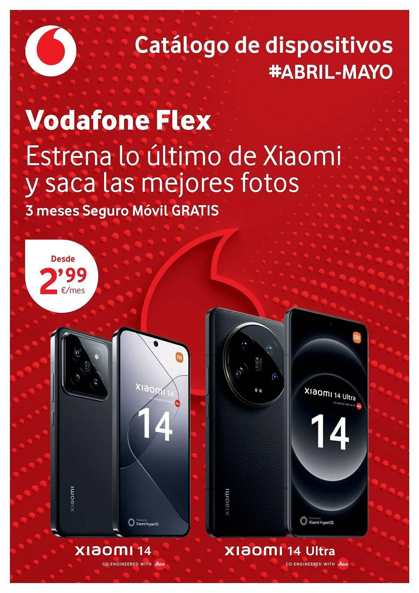 Catálogo de Folleto Vodafone 17 de abril al 31 de mayo 2024 - Página 1