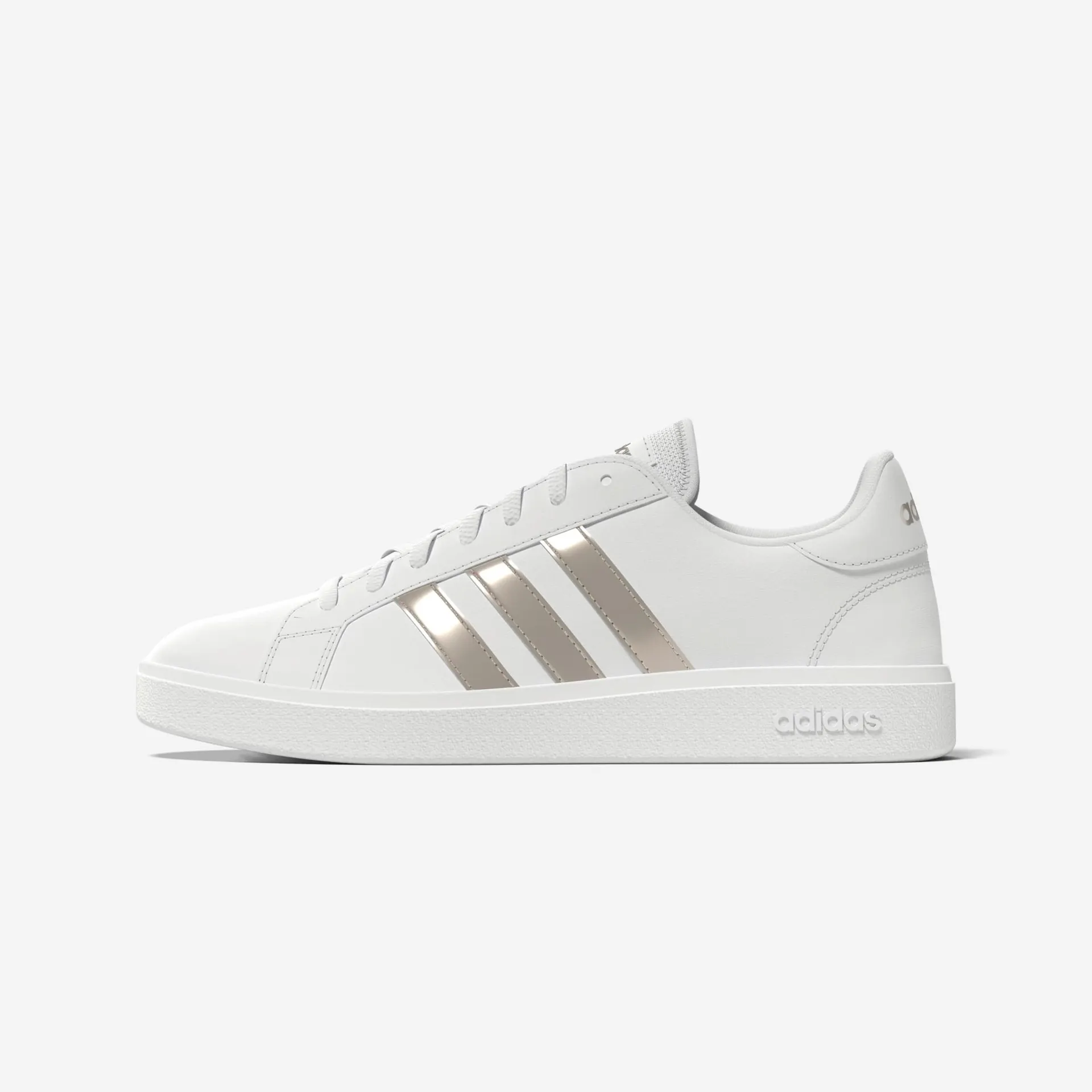 Zapatillas caminar mujer Adidas Court Base blanco
