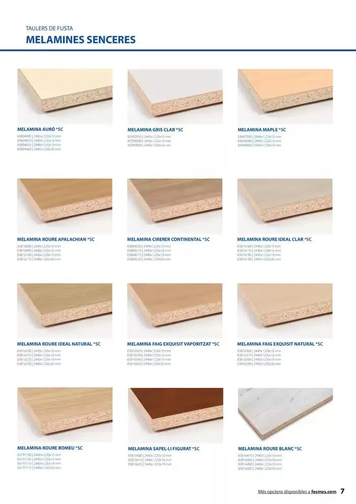 Catálogo de Tot en fusta 1 de enero al 31 de diciembre 2025 - Página 7