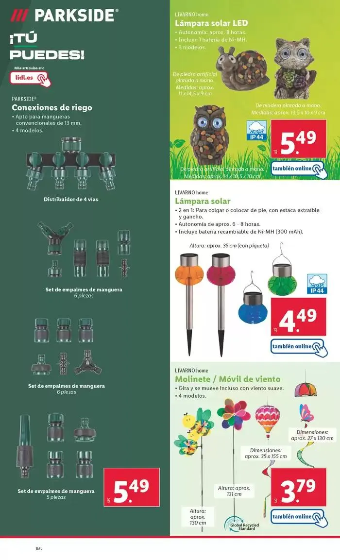 Catálogo de ¡Bazar Lidl! Ofertas válidas del 21/04 al 27/04 21 de abril al 27 de abril 2025 - Página 6
