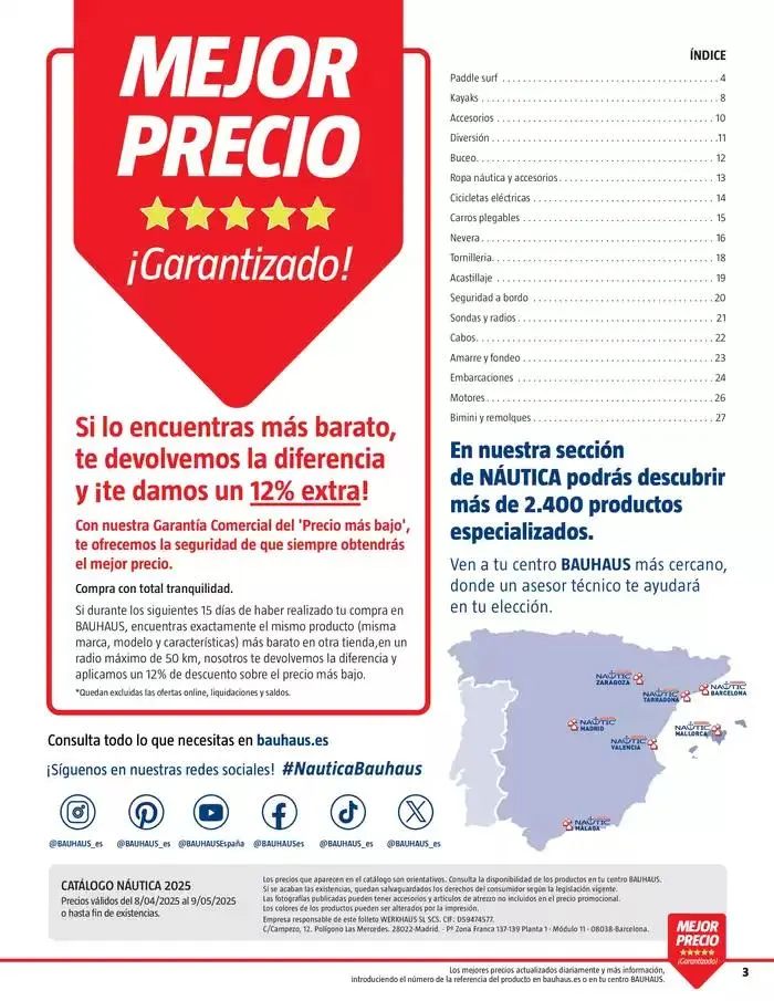Catálogo de Náutica. Navegación y diversón 8 de abril al 9 de mayo 2025 - Página 3