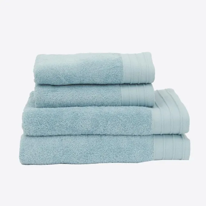 Set 4 Toallas Algodón Cardado - Basic LMQ Capri