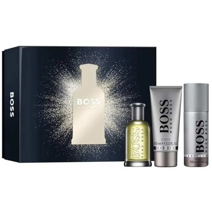 hugo boss boss bottled eau de toilette 100ml cofre 3 piezas