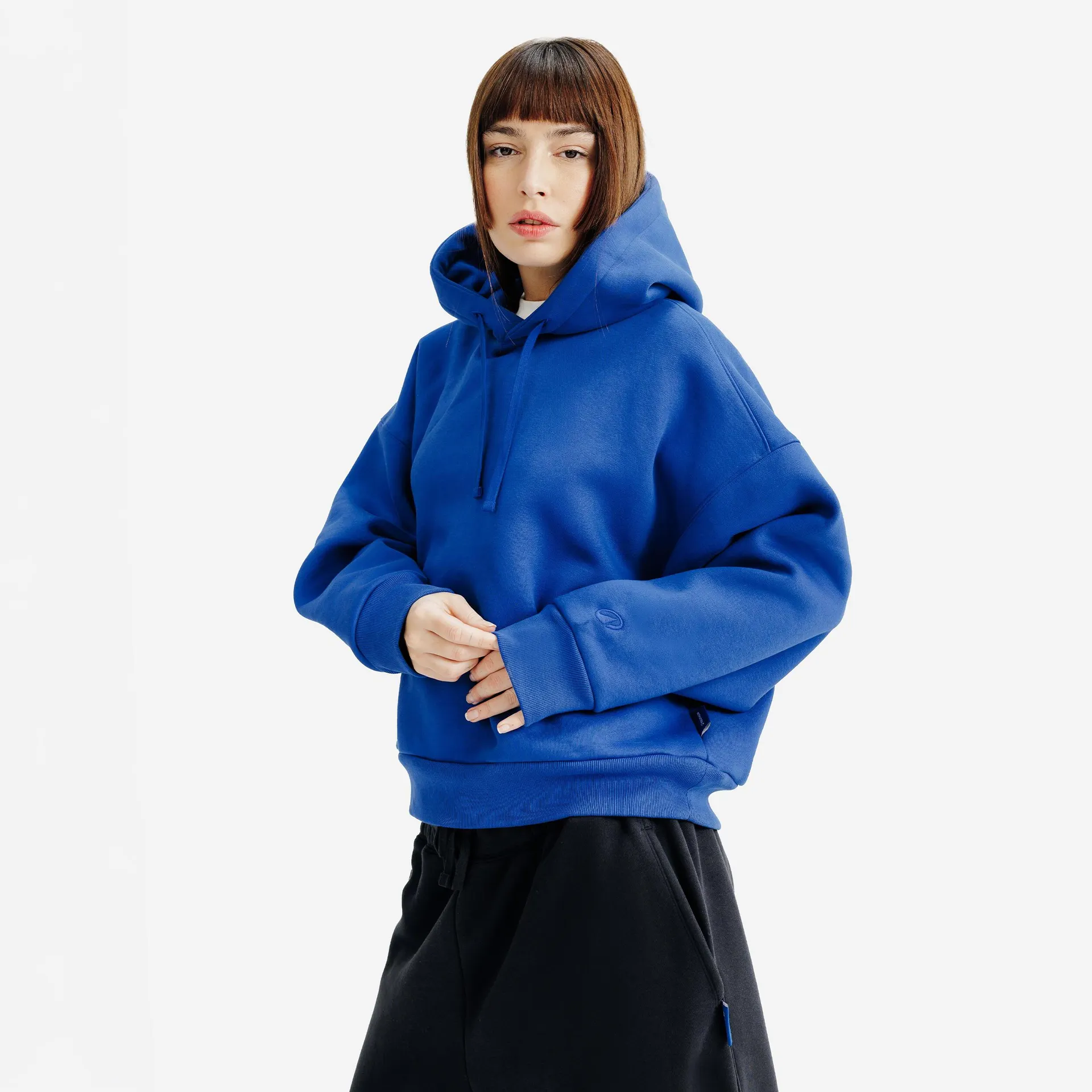 Sudadera con capucha mujer, Elementals, azul