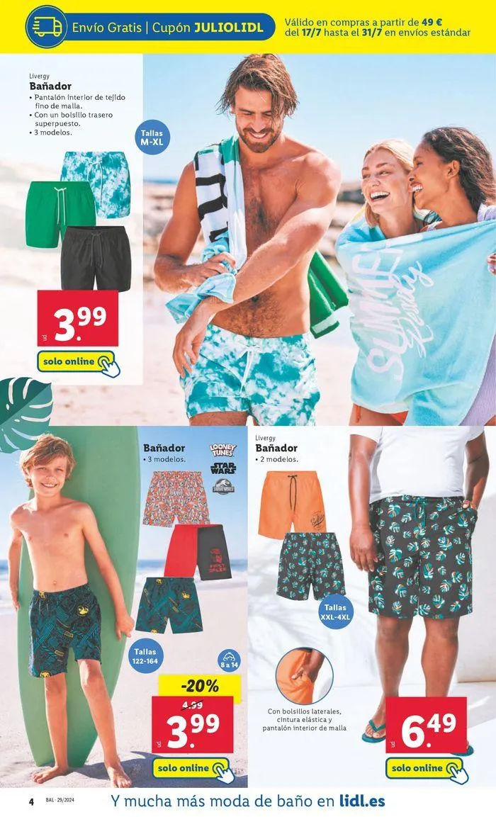 Catálogo de Catálogo Lidl 18 de julio al 28 de julio 2024 - Página 4