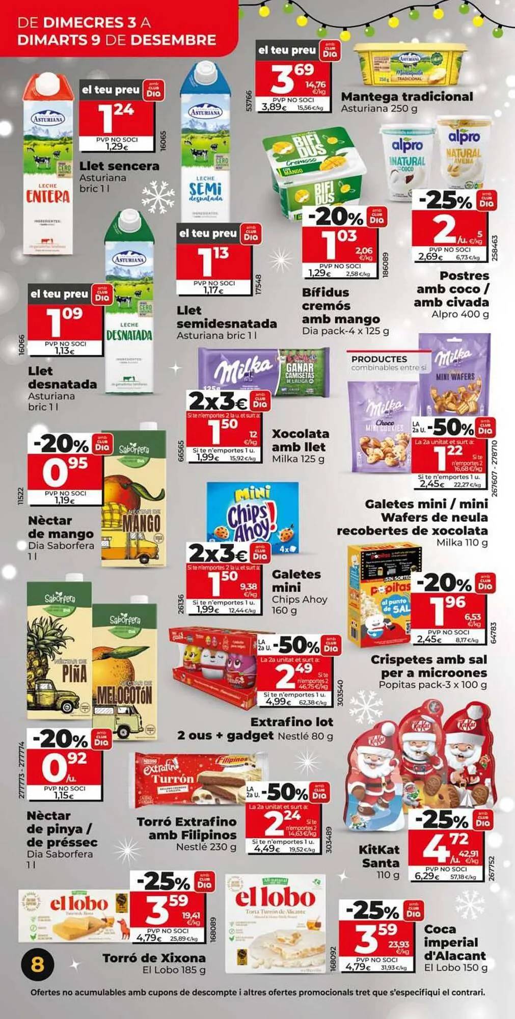Catálogo de Folleto Dia 3 de diciembre al 9 de diciembre 2025 - Página 8