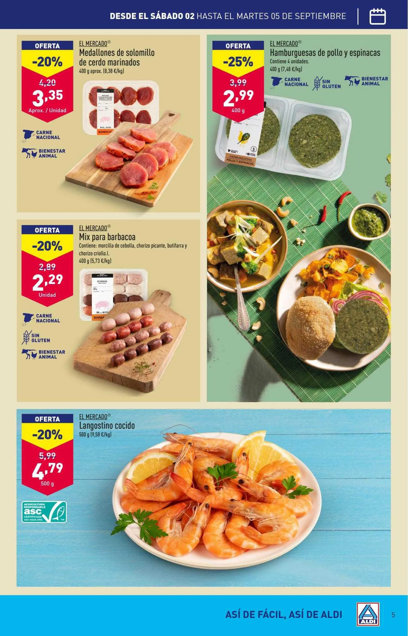Catálogo de ALDI Folleto 28 de agosto al 3 de septiembre 2023 - Página 5