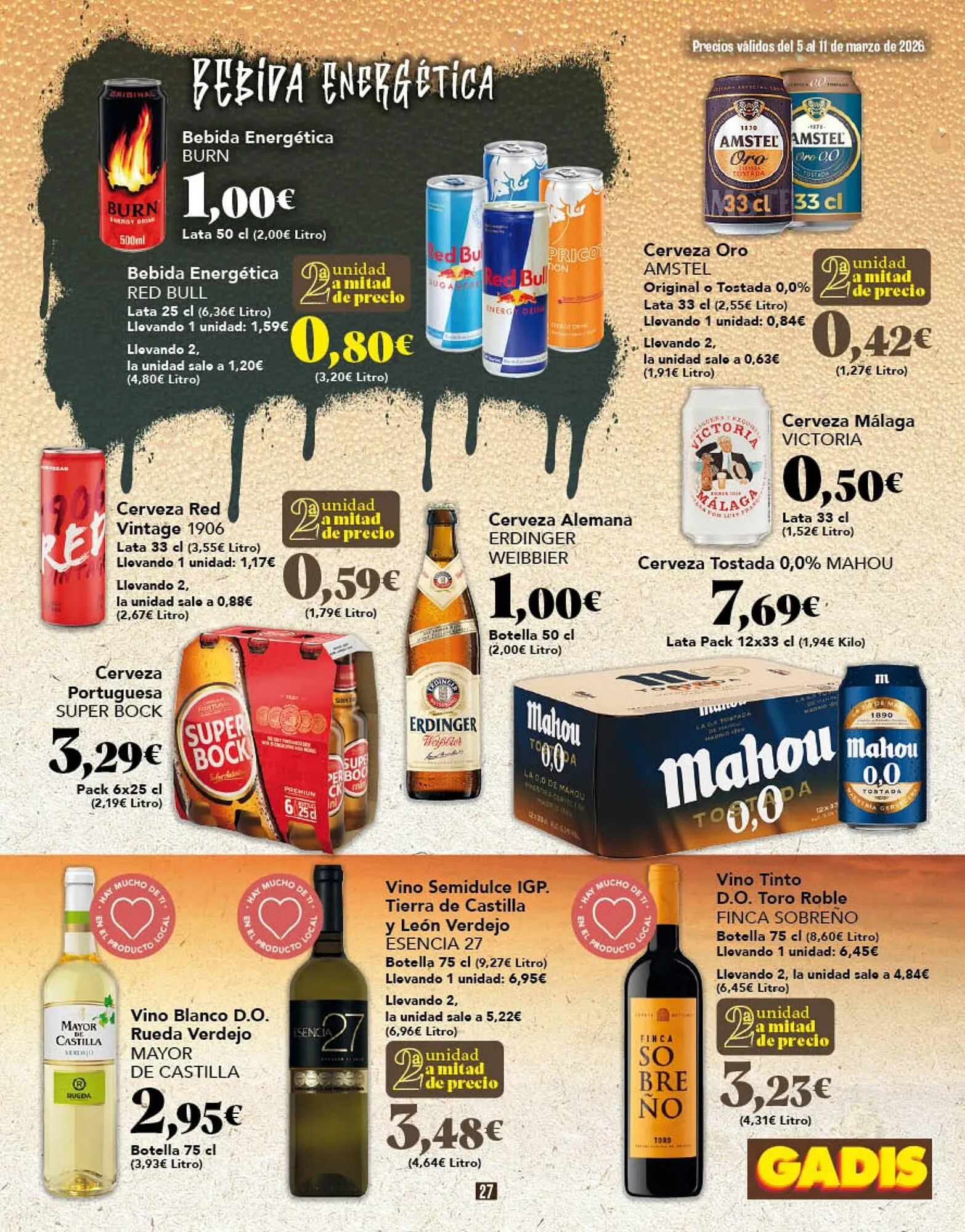 Catálogo de Folleto Gadis 5 de marzo al 11 de marzo 2026 - Página 27