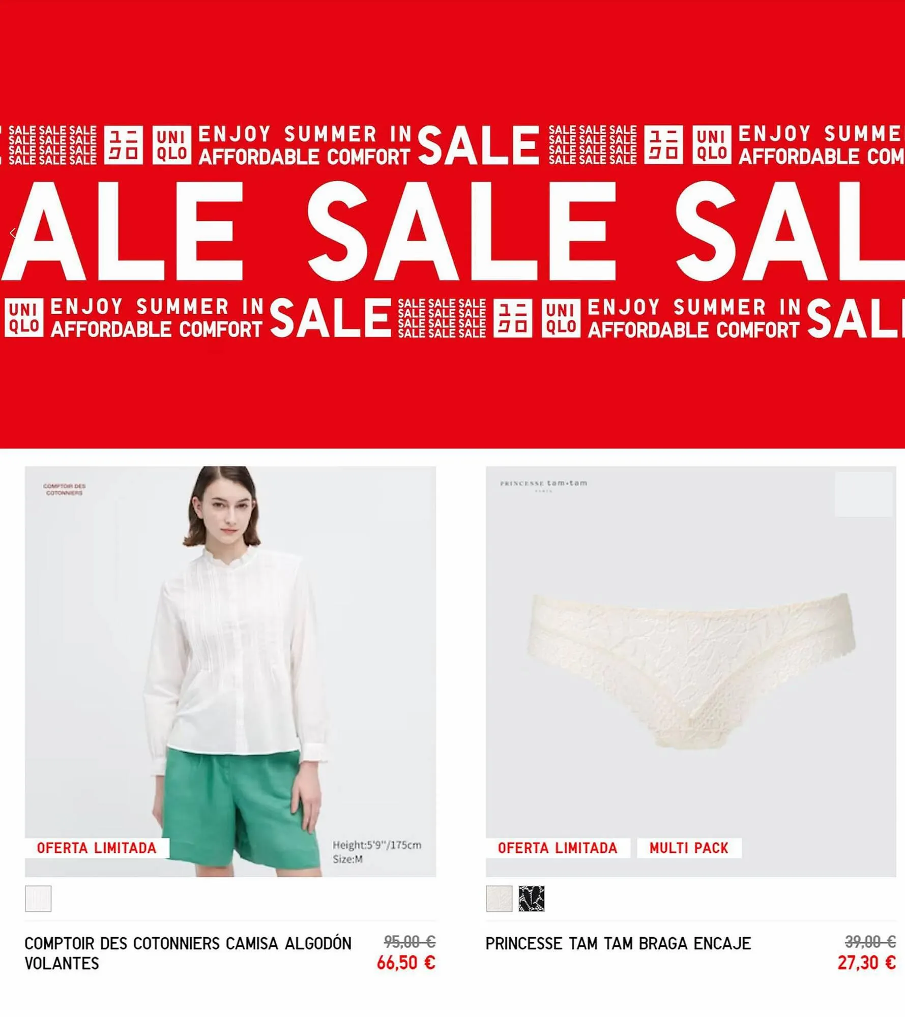 Catálogo de Folleto Uniqlo 28 de junio al 27 de julio 2023 - Página 8