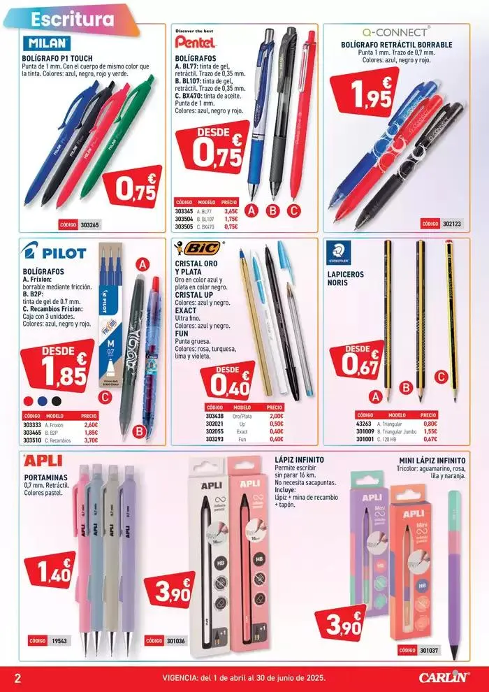 Catálogo de HIPER OFERTAS PAPELERÍA Nº5 21 de mayo al 30 de junio 2025 - Página 2