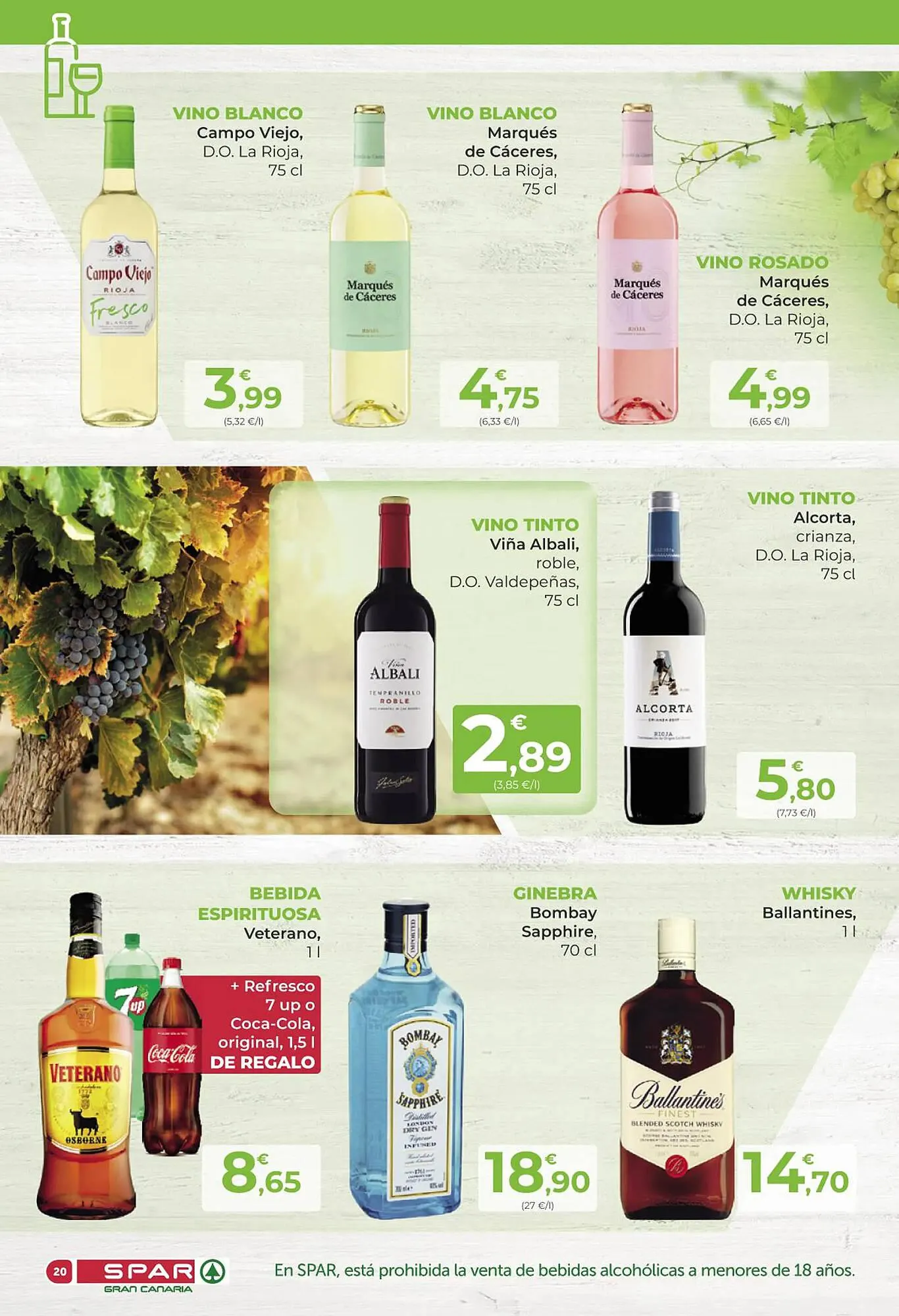 Catálogo de Folleto SPAR Gran Canaria 29 de septiembre al 12 de octubre 2023 - Página 20