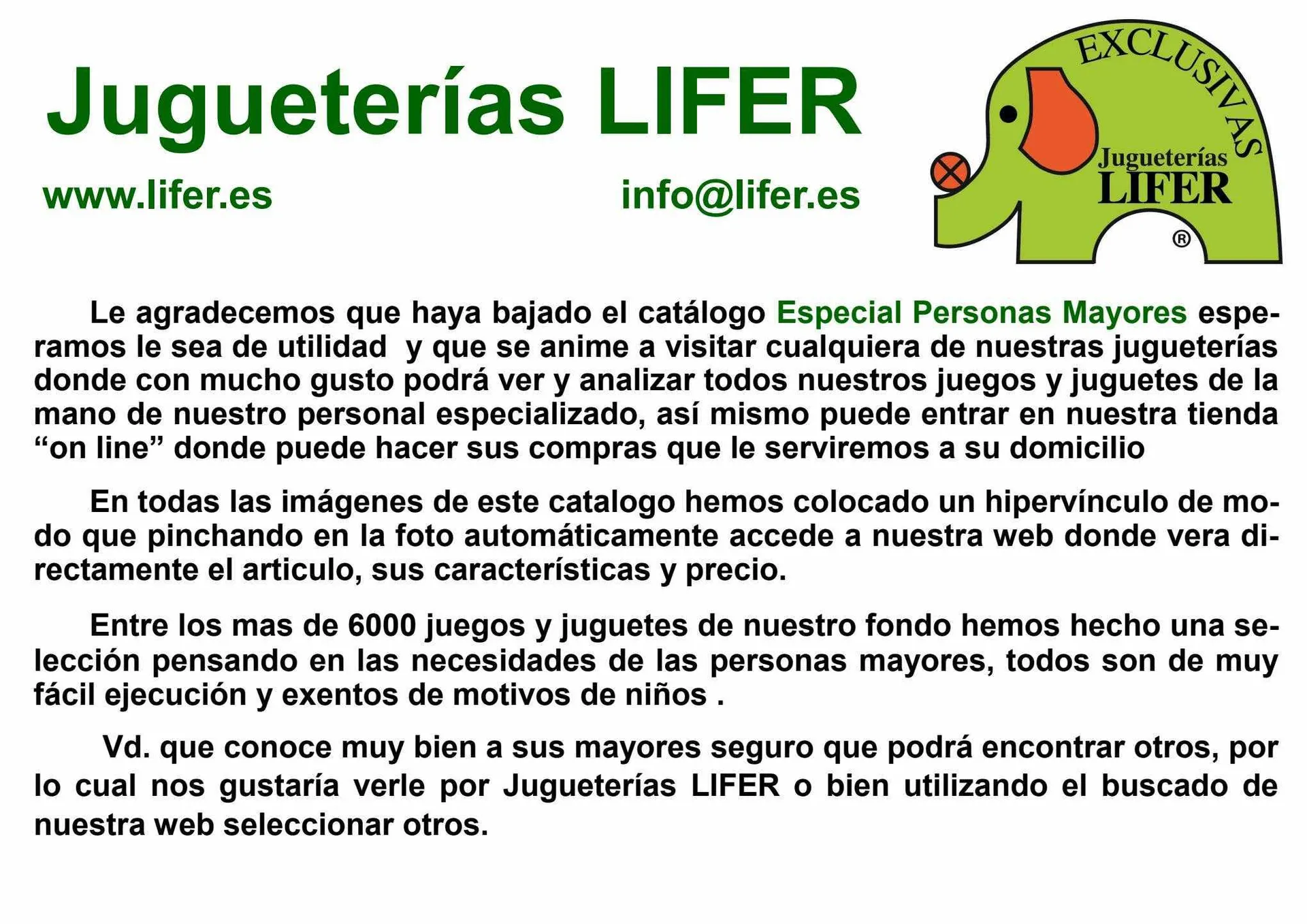 Catálogo de Catálogo Jugueterías Lifer 23 de marzo al 29 de febrero 2024 - Página 2