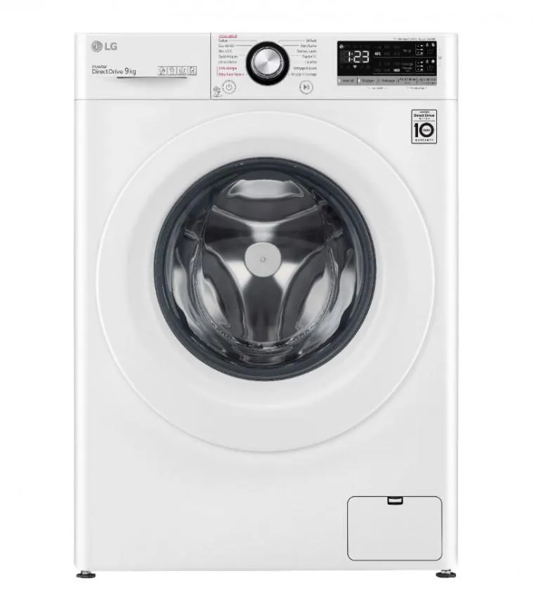 Outlet Lavadora inteligente, con Vapor, autodosificación detergente, 9kg, 1400, Clasificación B Blanca, Serie 350