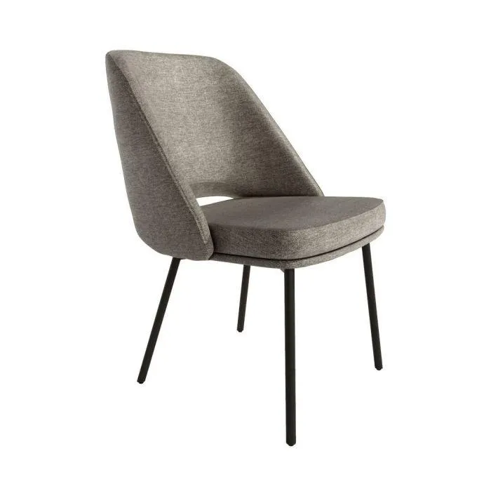 Silla de Comedor con patas Negras BEIRUT