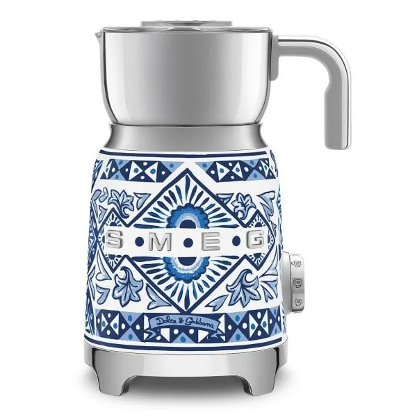 Espumador de leche Smeg Blu Mediterraneo D&G MFF01DGBEU