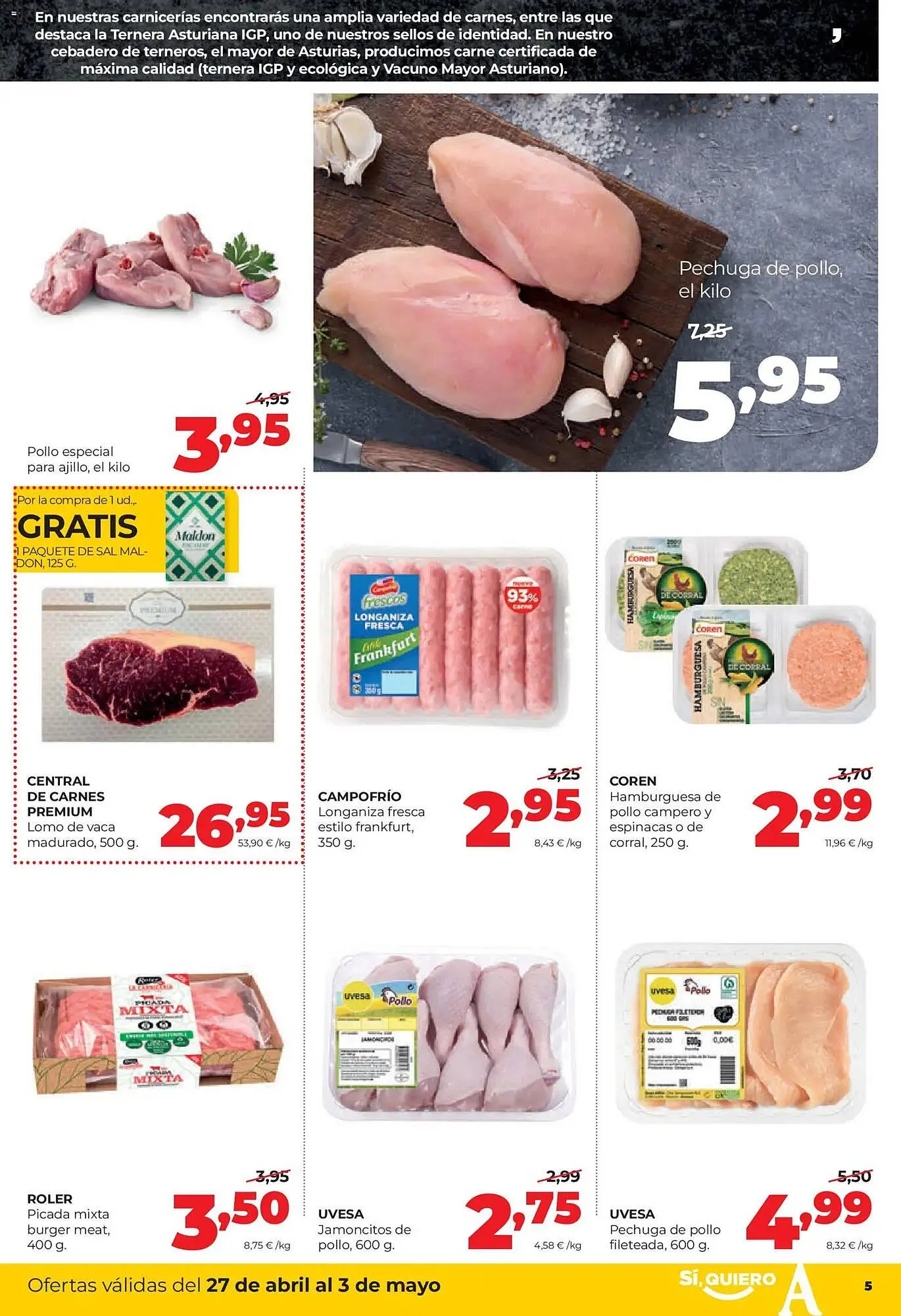 Catálogo de Folleto Alimerka 27 de abril al 3 de mayo 2026 - Página 5