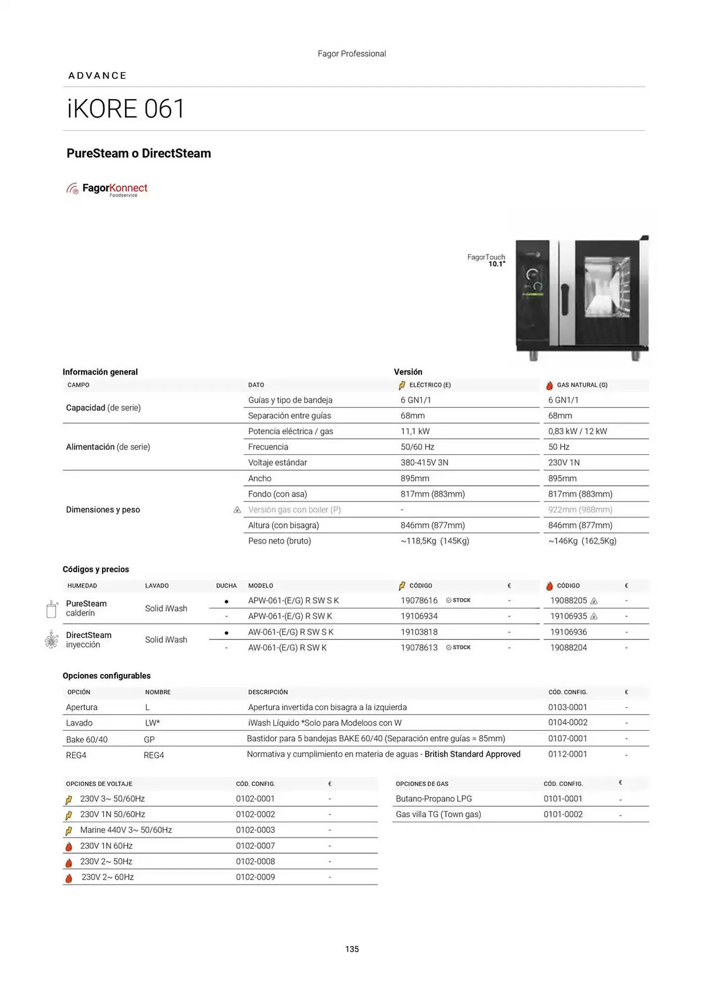 Catálogo de Folleto Fagor 3 de marzo al 1 de enero 2026 - Página 136