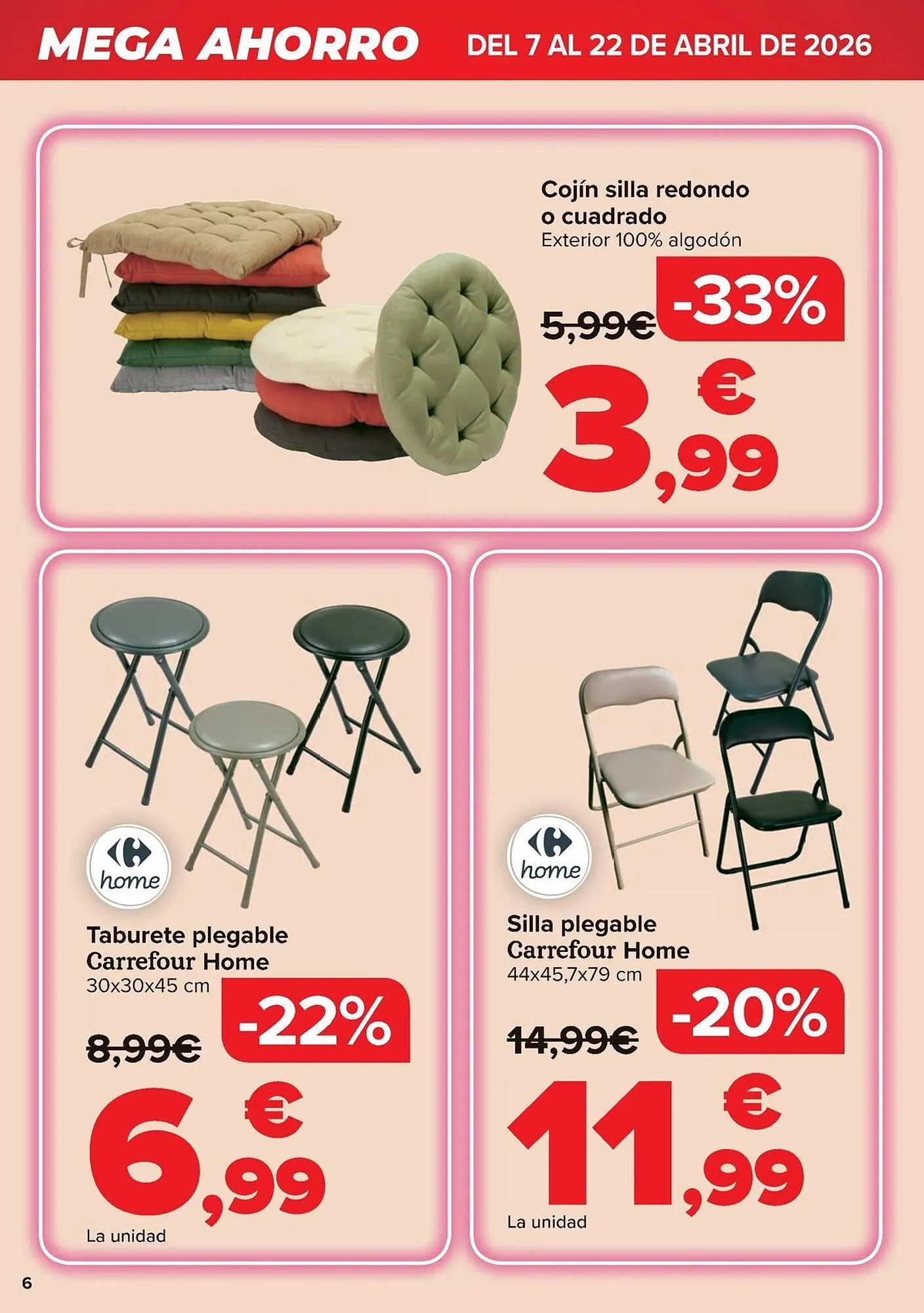 Catálogo de Folleto Carrefour 7 de abril al 22 de abril 2026 - Página 6