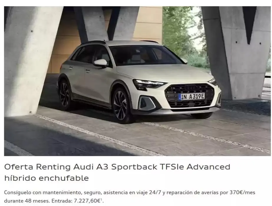 Promociones Audi TFSIe híbrido enchufable - 1