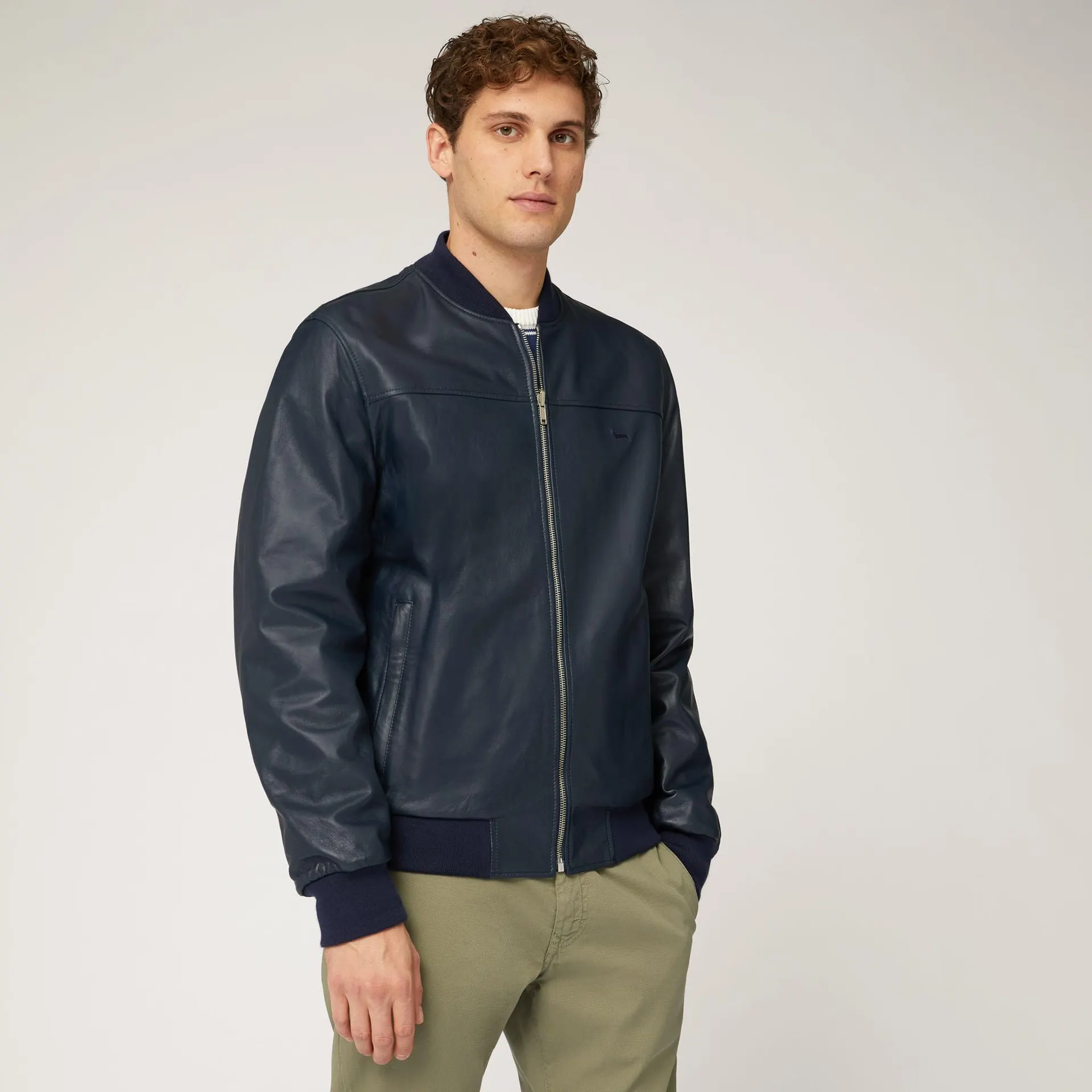 Bómber reversible de napa