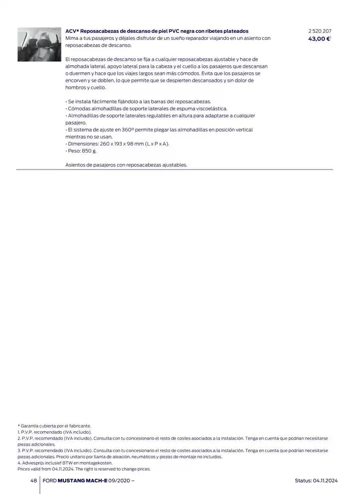 Catálogo de Ford de accesorios Ford Mustang Mach-E 13 de noviembre al 13 de noviembre 2025 - Página 48