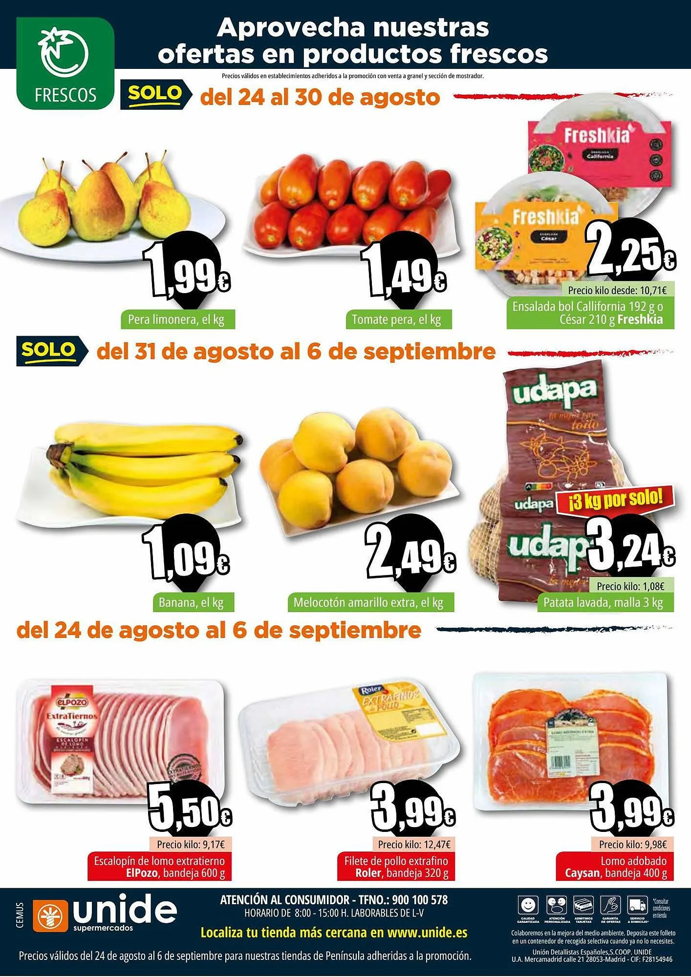 Catálogo de Folleto Unide Supermercados 24 de agosto al 6 de septiembre 2023 - Página 4