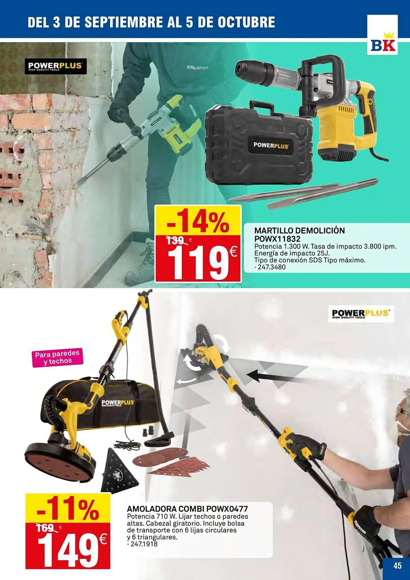 Catálogo de Catálogo Bricoking 3 de septiembre al 15 de octubre 2025 - Página 45