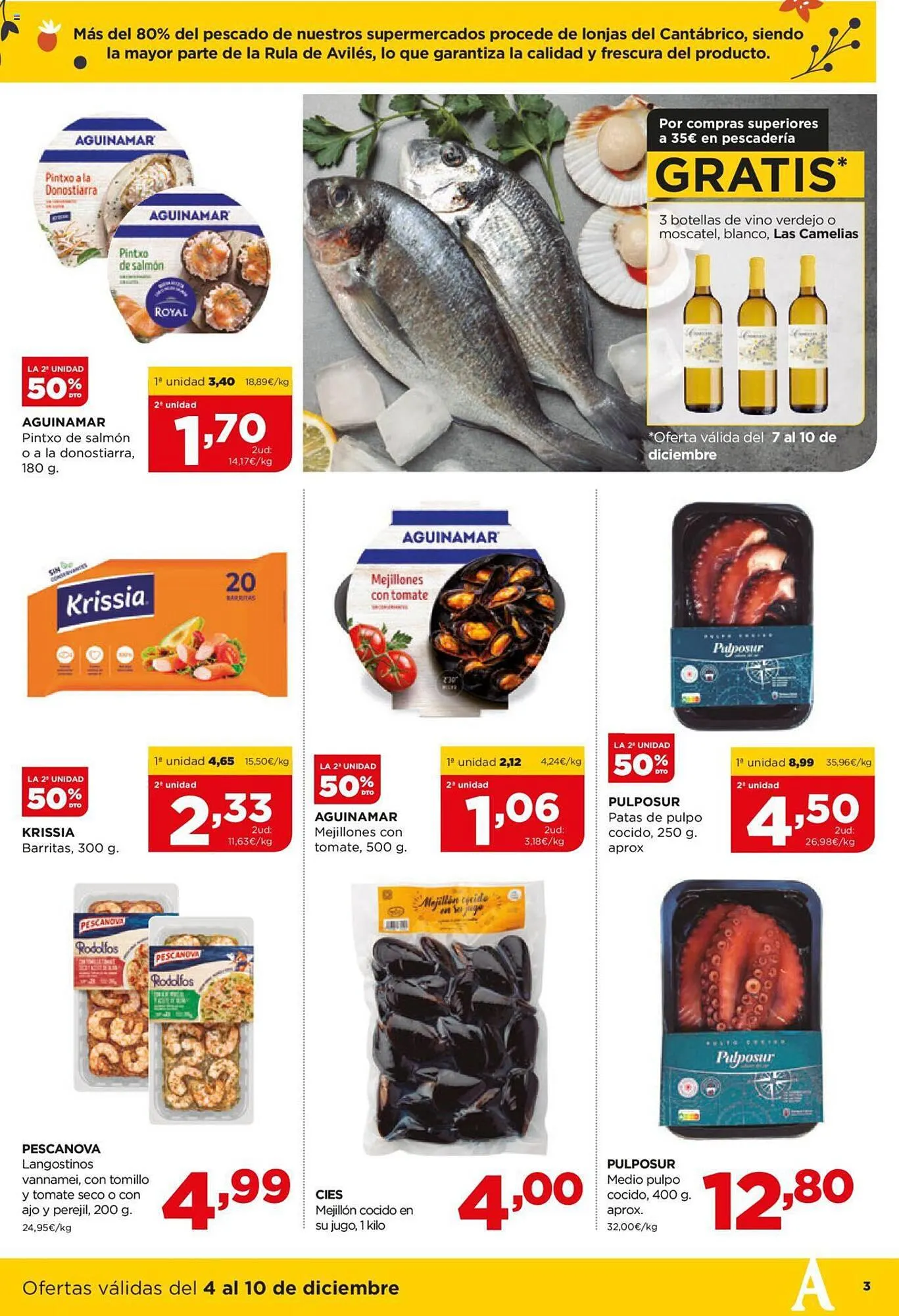 Catálogo de Folleto Alimerka 4 de diciembre al 10 de diciembre 2023 - Página 3